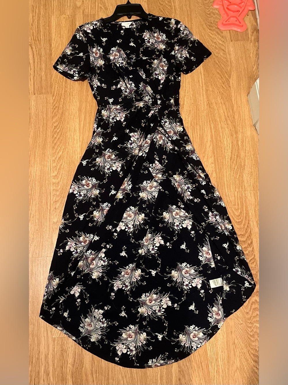 Everly Black Floral Dress